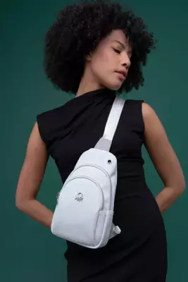 BENETTON 1286 BEYAZ/A.GRİ - 1