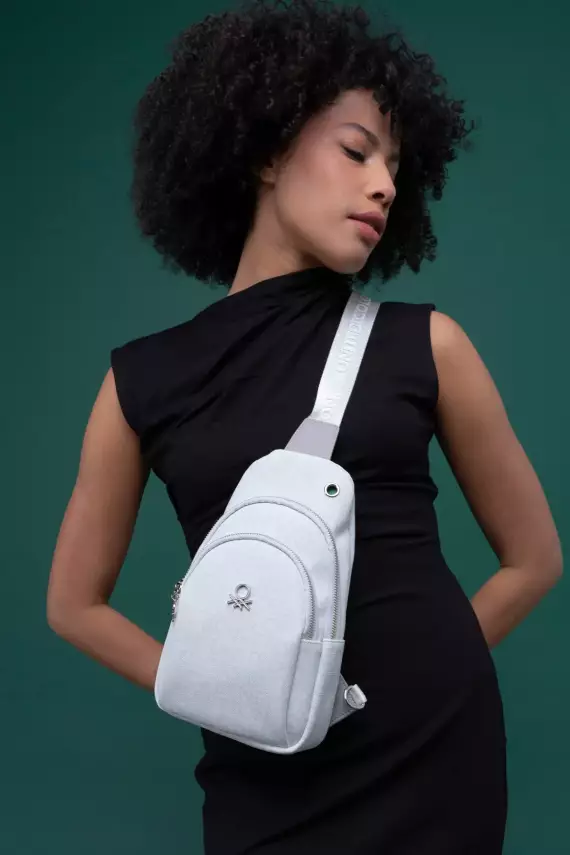BENETTON 1286 BEYAZ/A.GRİ - 1