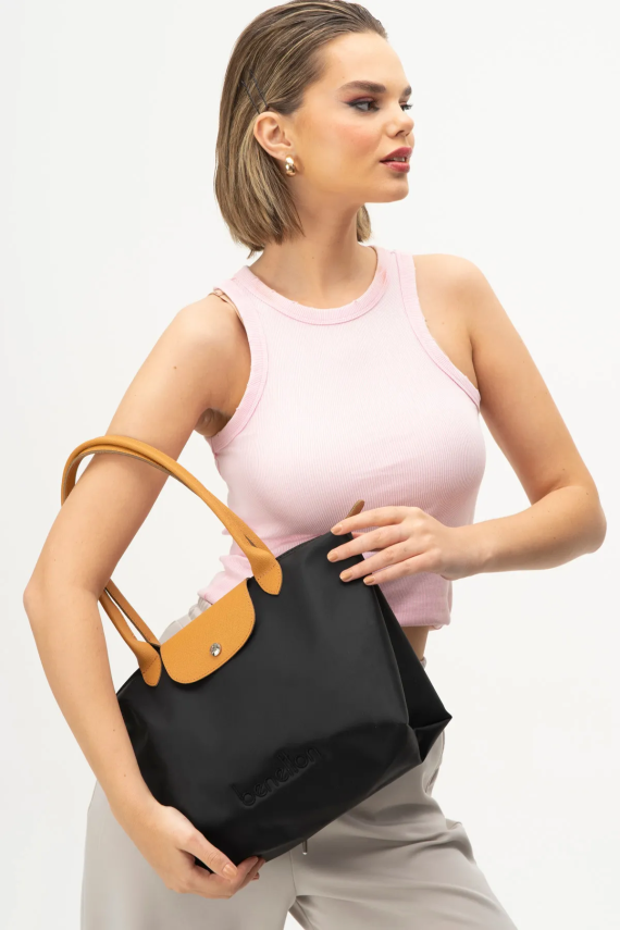 BENETTON 1357 SİYAH/CAMEL - 1