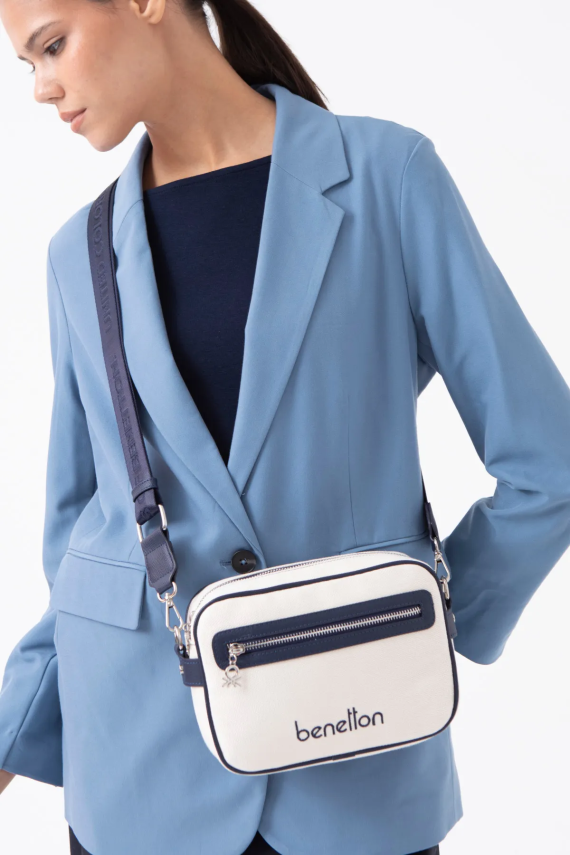 BENETTON 1540 BEJ/LACİVERT - 2