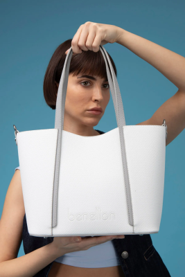 BENETTON 1586 BEYAZ/A.GRİ 
