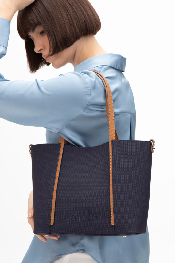 BENETTON 1586 LACİVERT/CAMEL - 1