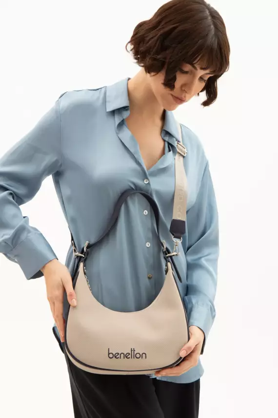 BENETTON 1592 TAŞ/LACİVERT - 1