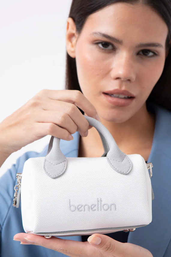BENETTON 1593 BEYAZ/A.GRİ - 1