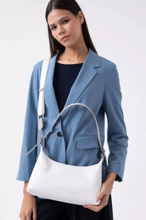 BENETTON 1594 BEYAZ/A.GRİ - 2