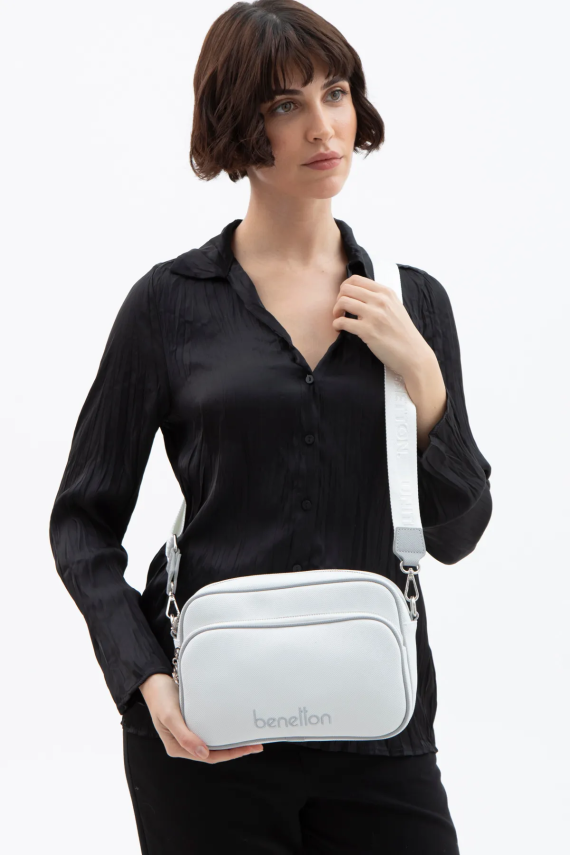 BENETTON 1599 BEYAZ/A.GRİ - 2