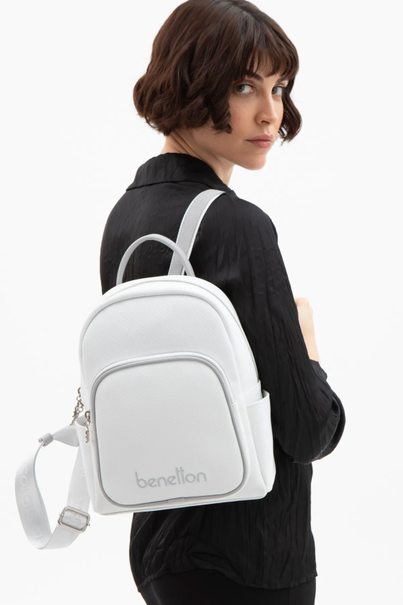 BENETTON 1605 BEYAZ/A.GRİ - 1