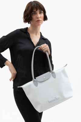 BENETTON 1611 BEYAZ/A.GRİ - 1