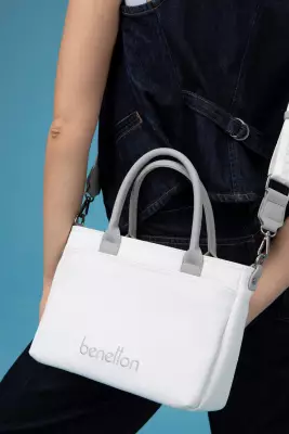 BENETTON 1614 BEYAZ/A.GRİ - 2