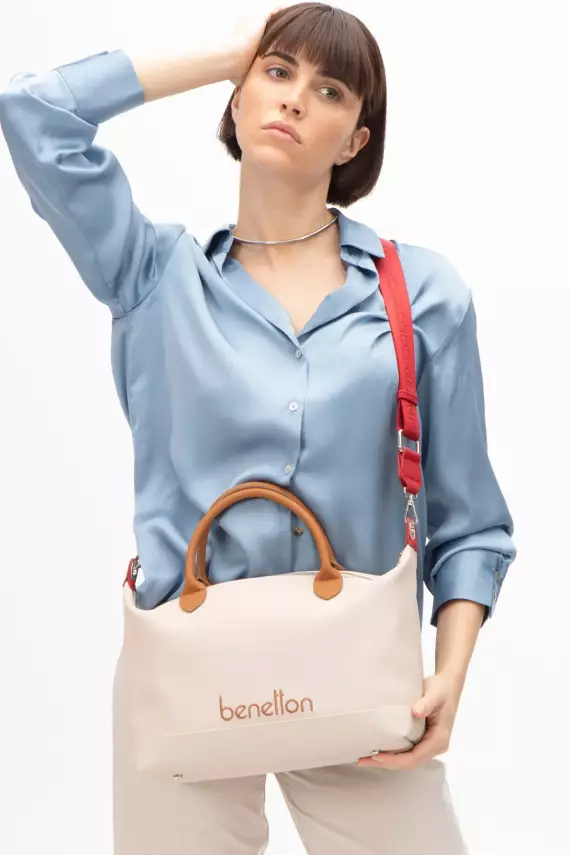 BENETTON 1612 BEJ/CAMEL/KIRMIZI - 1